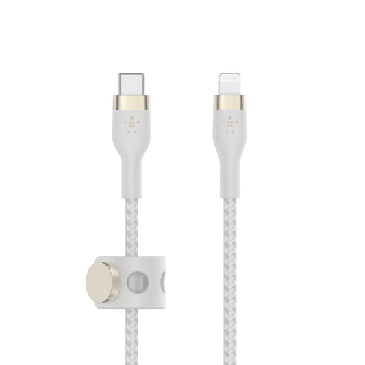 BELKIN Boost Charge Pro Flex USB-C to Lightning Cable 1m - White
