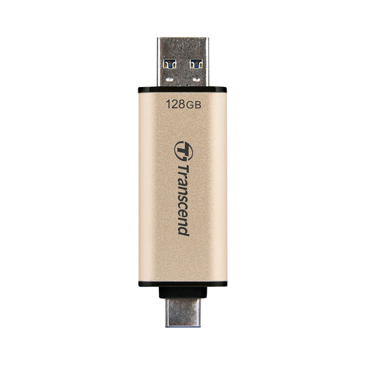 TRANSCEND JetFlash 930C OTG Storage Flash Drive Type C 128GB - Gold