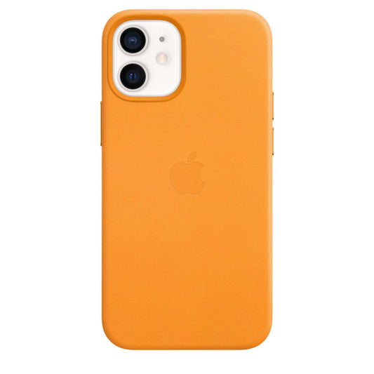 iPhone 12 mini Leather Case with MagSafe - California Poppy