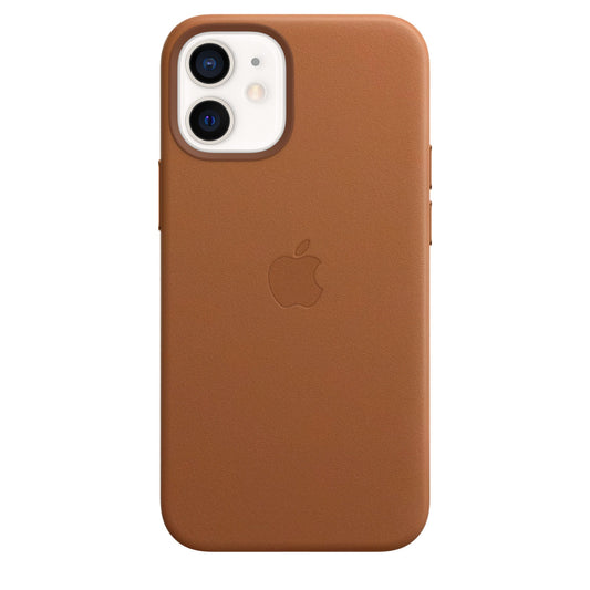 iPhone 12 mini Leather Case with MagSafe - Saddle Brown