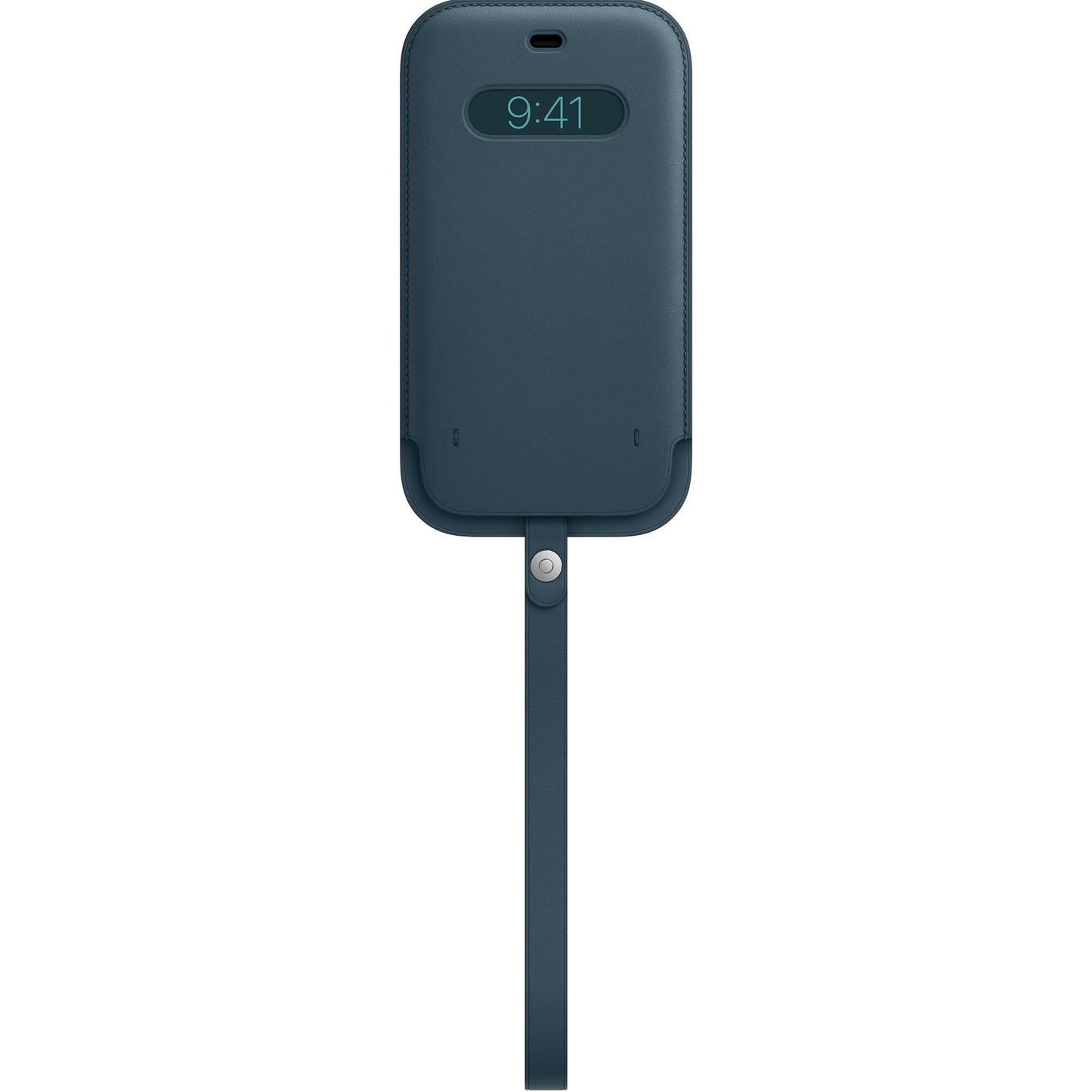 iPhone 12 Pro Max Leather Sleeve with MagSafe - Baltic Blue
