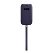 iPhone 12 mini Leather Sleeve with MagSafe - Deep Violet