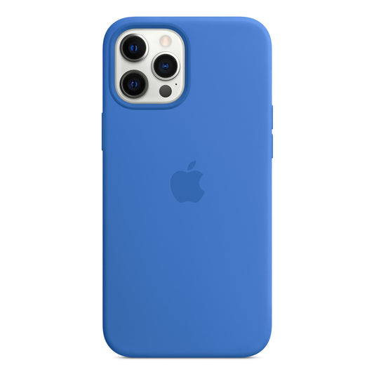 iPhone 12 Pro Max Silicone Case with MagSafe - Capri Blue