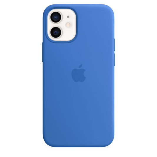 iPhone 12 mini Silicone Case with MagSafe - Capri Blue
