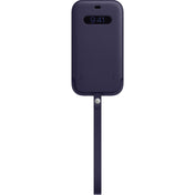 iPhone 12 Pro Max Leather Sleeve with MagSafe - Deep Violet
