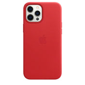 iPhone 12 Pro Max Leather Case with MagSafe - (PRODUCT)RED