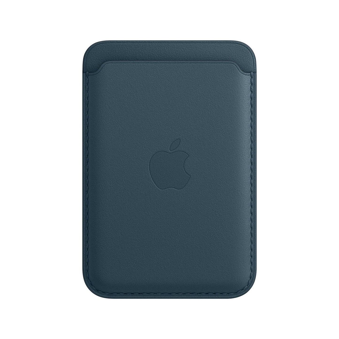 iPhone Leather Wallet with MagSafe - Baltic Blue