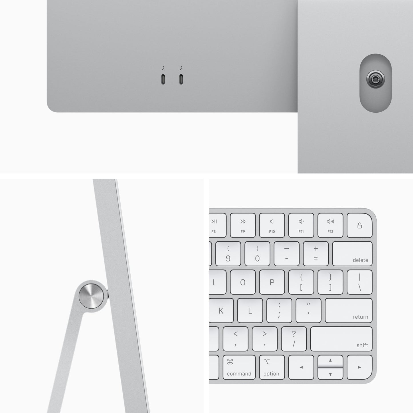 24-inch iMac with Retina 4.5K display: Apple M1 chip with 8-core CPU and 8-core GPU 256GB - Silver