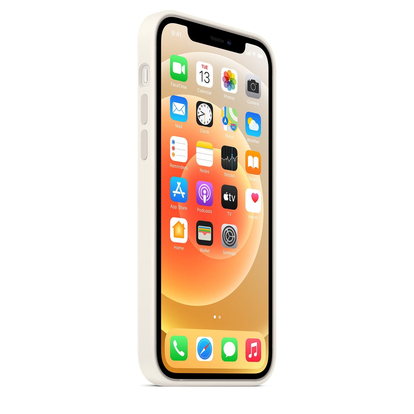 iPhone 12 | 12 Pro Silicone Case with MagSafe - White