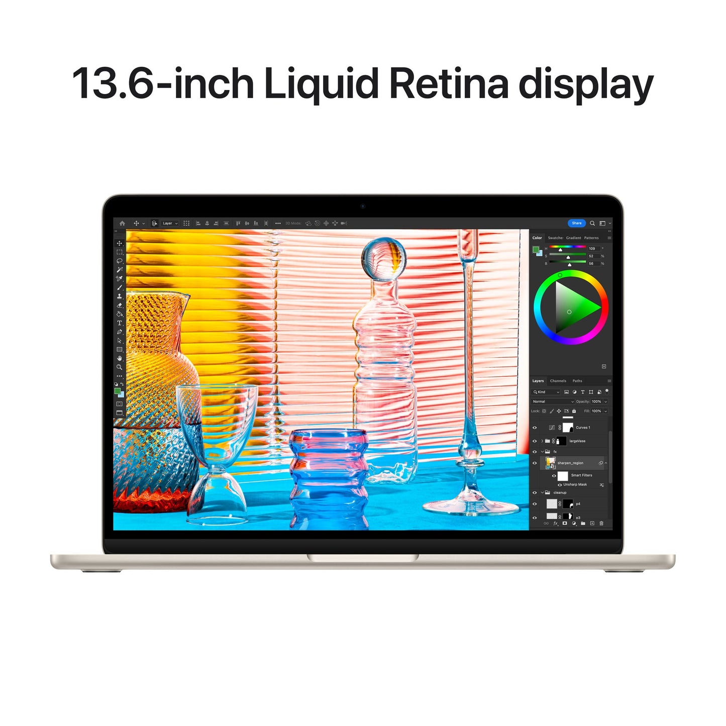 13-inch MacBook Air: Apple M2 chip with 8-core CPU and 10-core GPU 512GB - Starlight