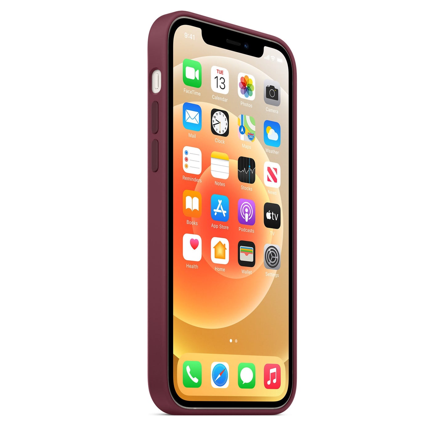 iPhone 12 | 12 Pro Silicone Case with MagSafe - Plum