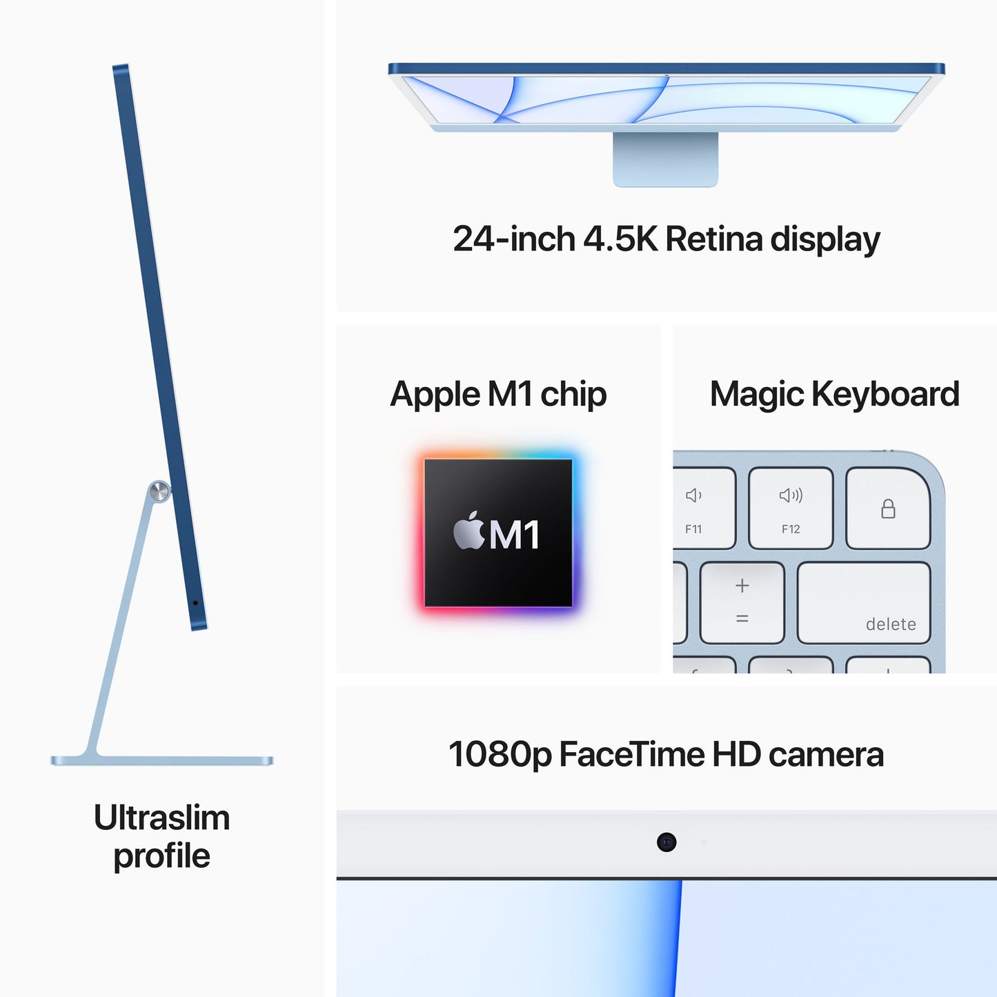 24-inch iMac with Retina 4.5K display: Apple M1Êchip with 8_core CPU and 8_core GPU 512GB - Green