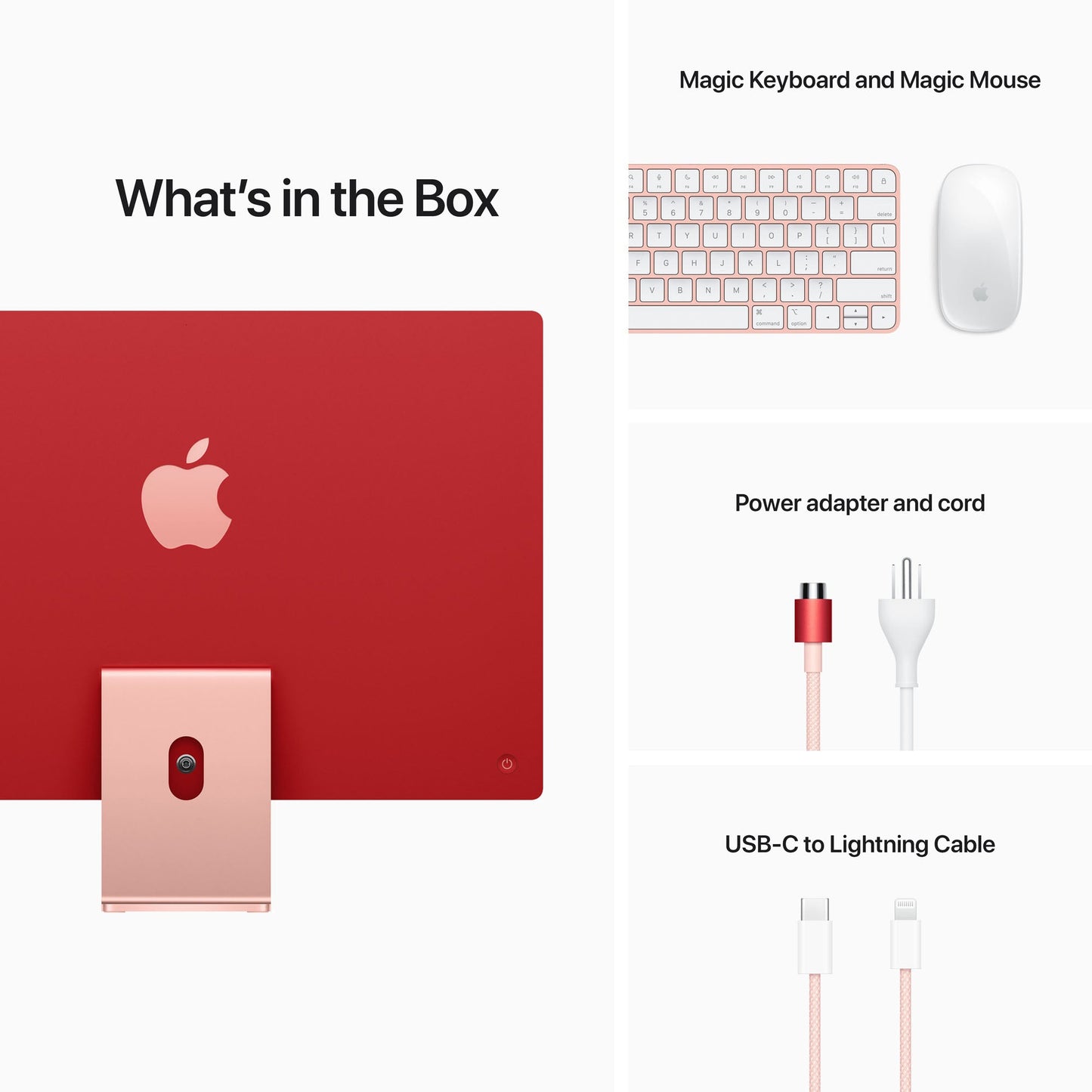 24-inch iMac with Retina 4.5K display: Apple M1Êchip with 8_core CPU and 8_core GPU 256GB - Pink
