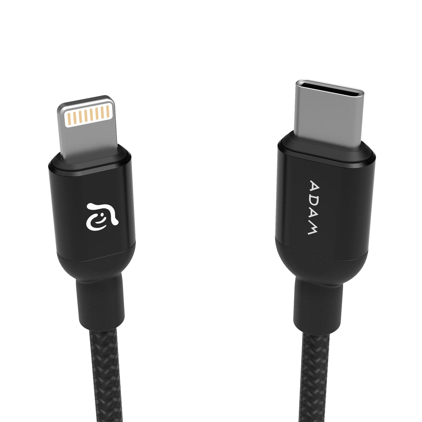 ADAM ELEMENTS PeAk II Braided USB-C to Lightning cable 1.2m - Black
