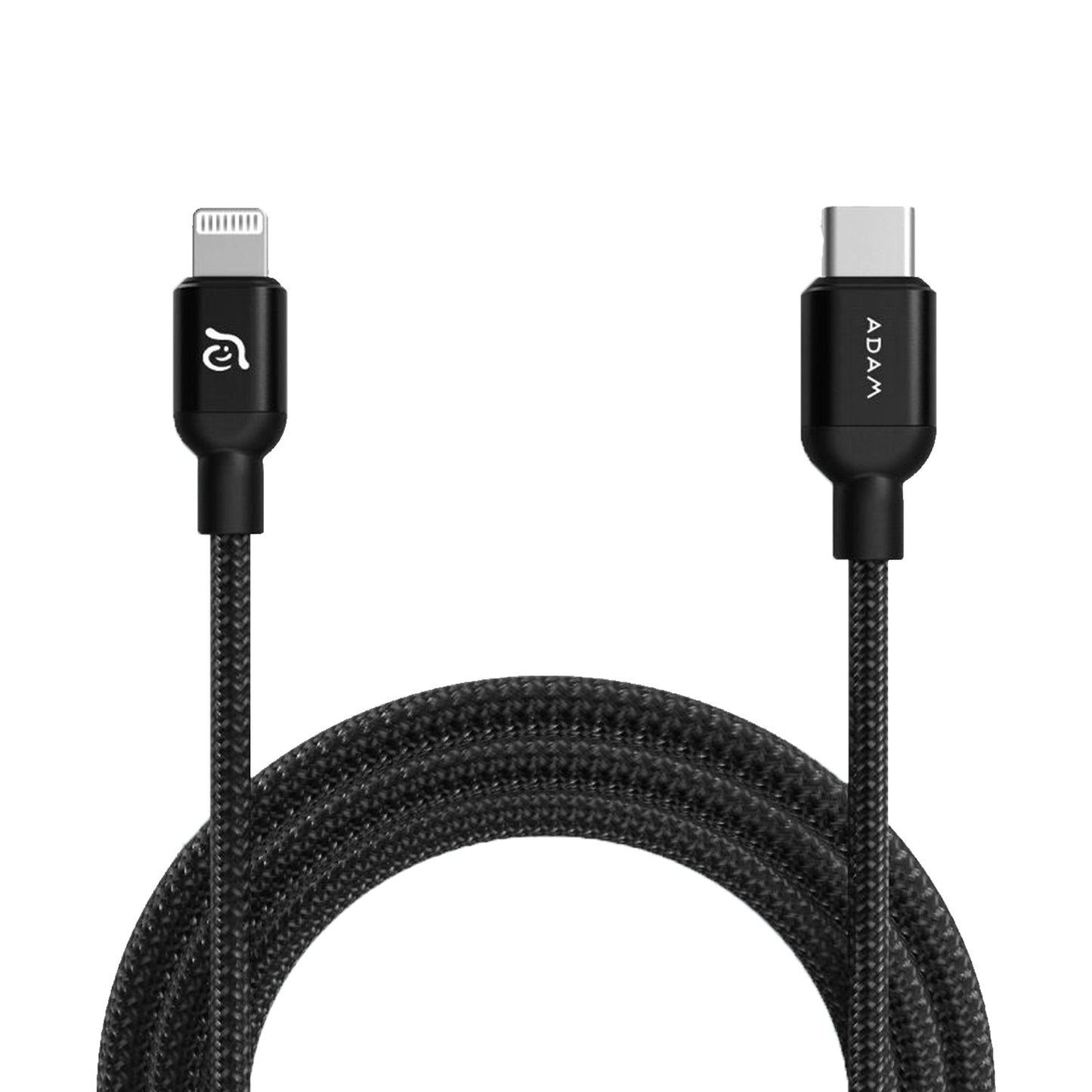 ADAM ELEMENTS PeAk II Braided USB-C to Lightning cable 1.2m - Black
