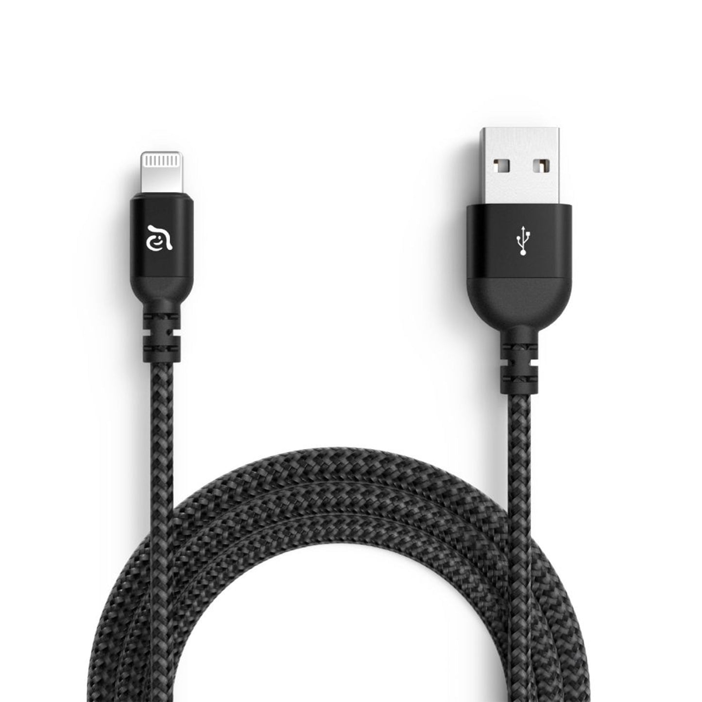 ADAM ELEMENTS Peak III Braided Lightning Cable 1.2m - Black