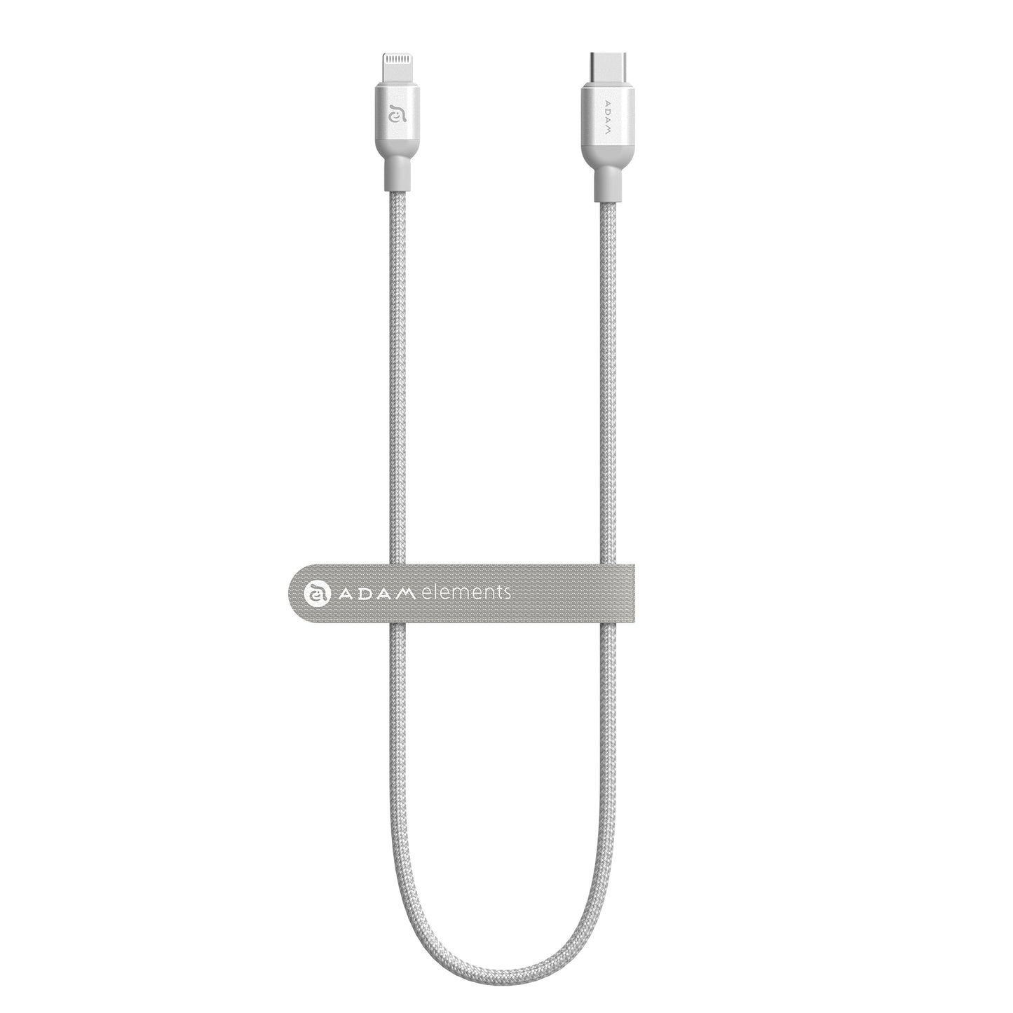 ADAM ELEMENTS PeAk II C200B USB-C to Lightning Cable 2m - Silver
