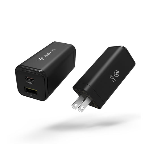 ADAM ELEMENTS Omnia X6A PD 65W GaN Wall Charger - Black