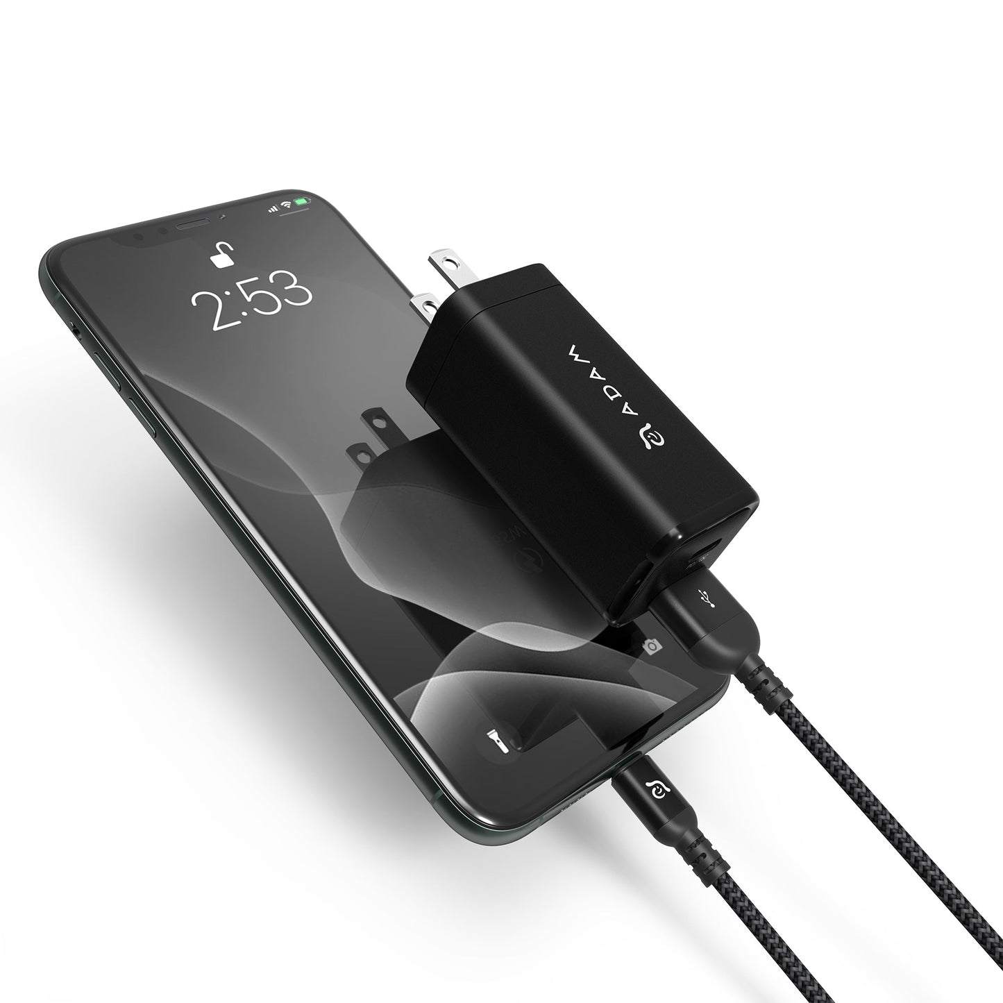 ADAM ELEMENTS Omnia X6A PD 65W GaN Wall Charger - Black