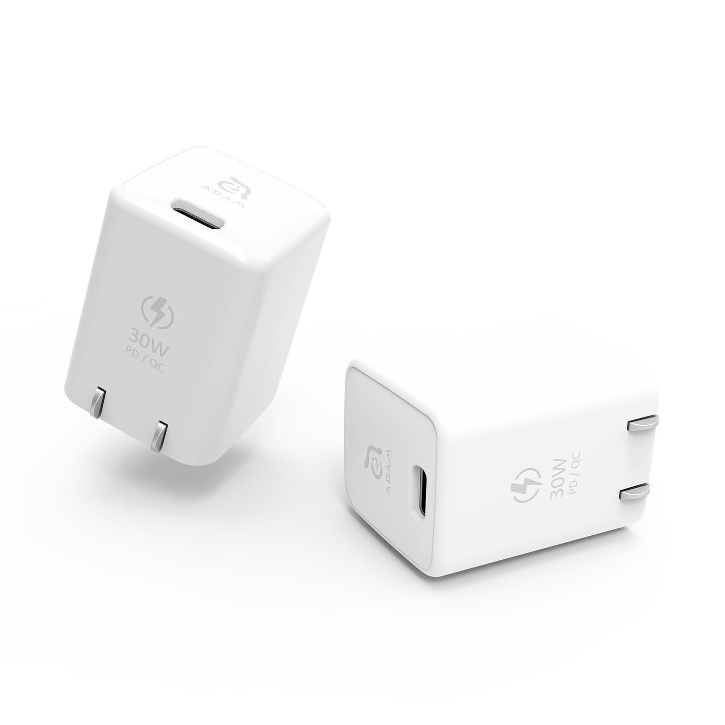 ADAM ELEMENTS Omnia X3 30W USB-C PD Wall Charger - White