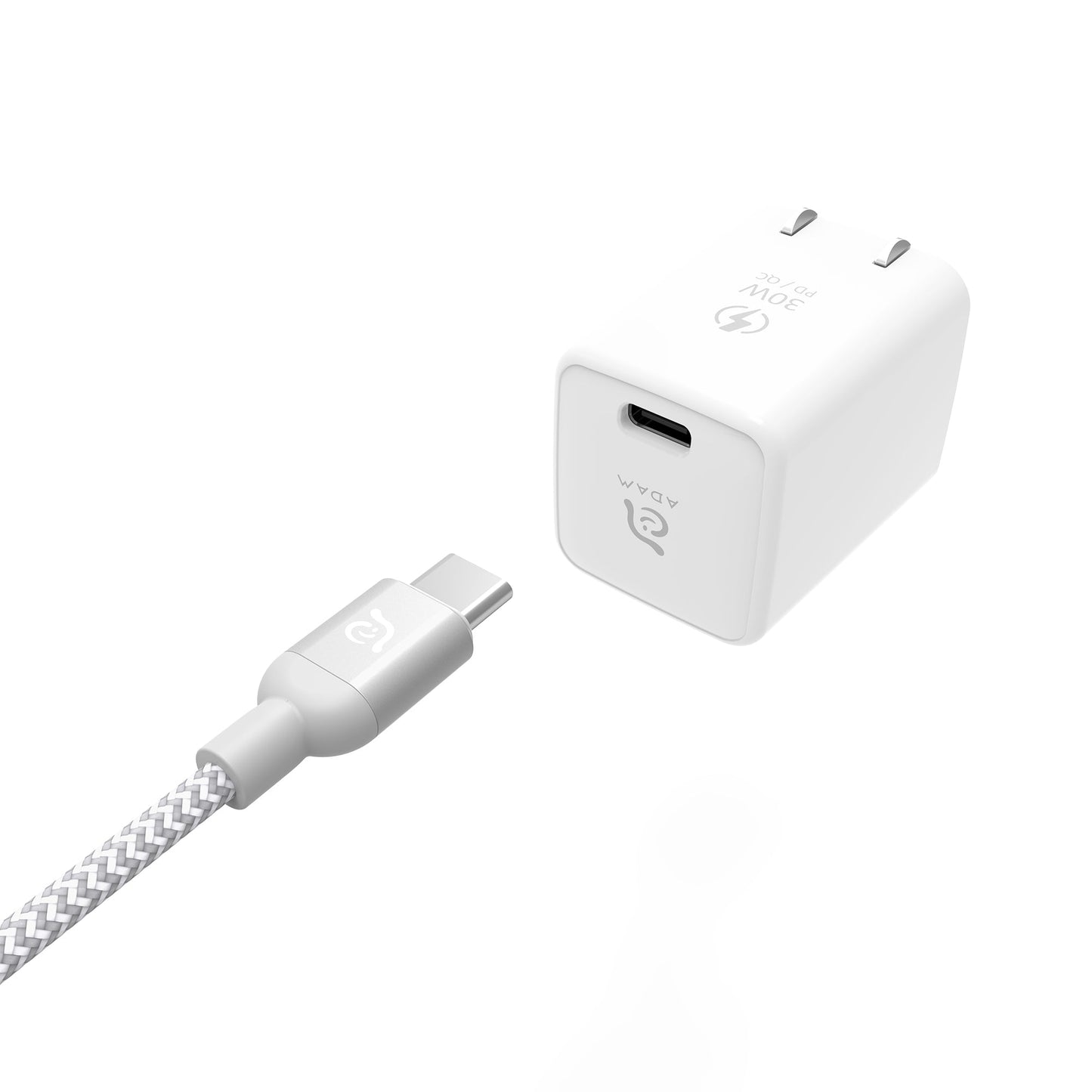 ADAM ELEMENTS Omnia X3 30W USB-C PD Wall Charger - White