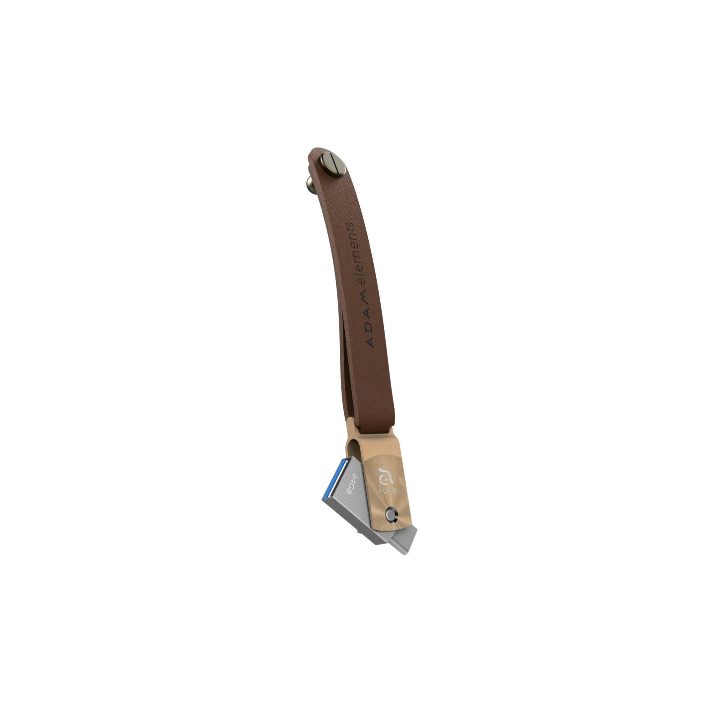 ADAM ELEMENTS Roma USB C to USB 3.0 OTG 64GB Flash Drive - Gold