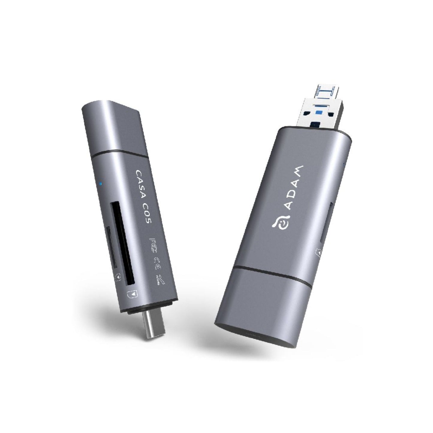 ADAM ELEMENTS Casa C05 5-in-1 OTG Card Reader - Grey