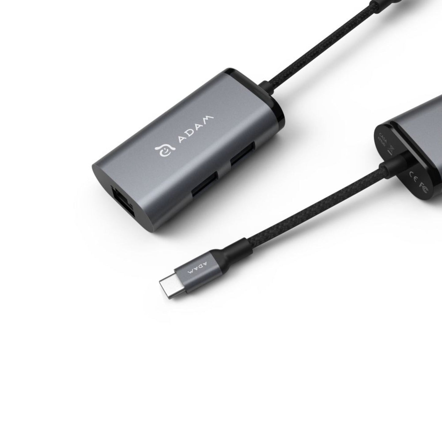 ADAM ELEMENTS Casa eC301 USB C 3-in-1 Hub - Grey
