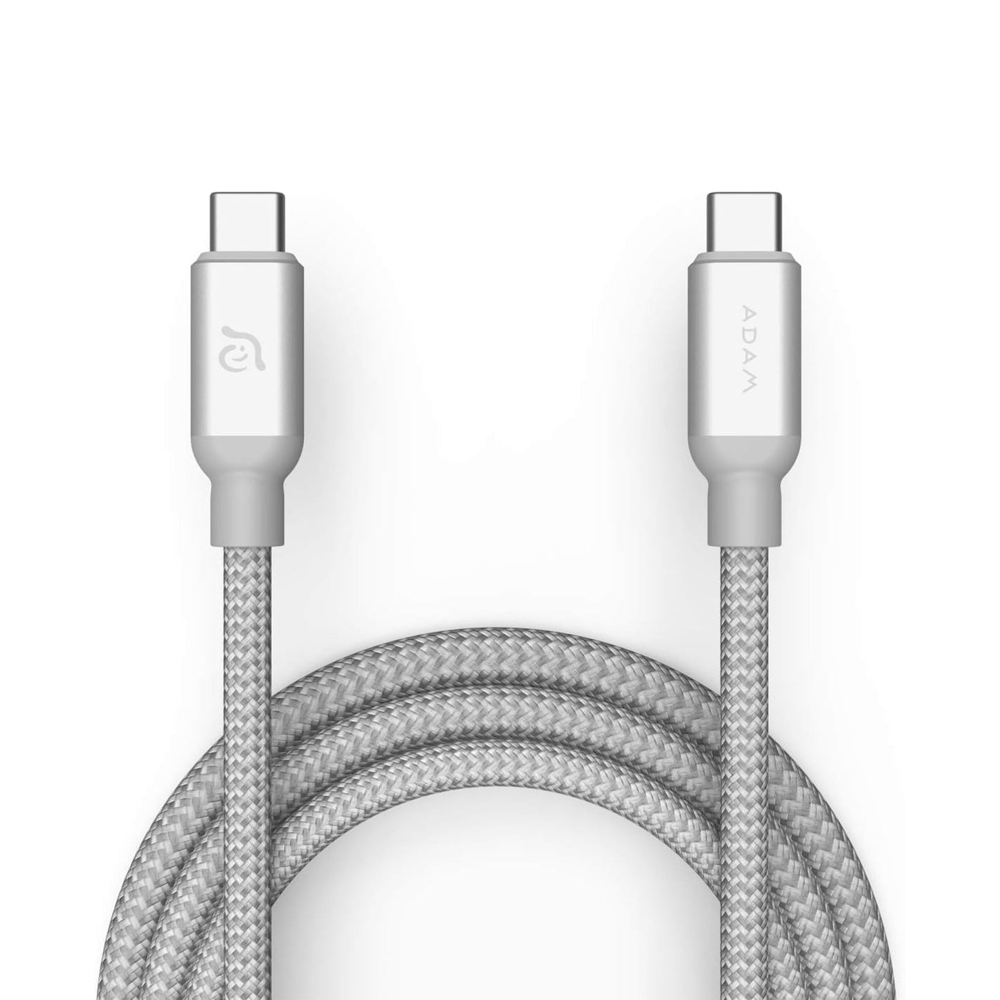 ADAM ELEMENTS Casa C200 USB-C to USB-C 100W Cable - Silver