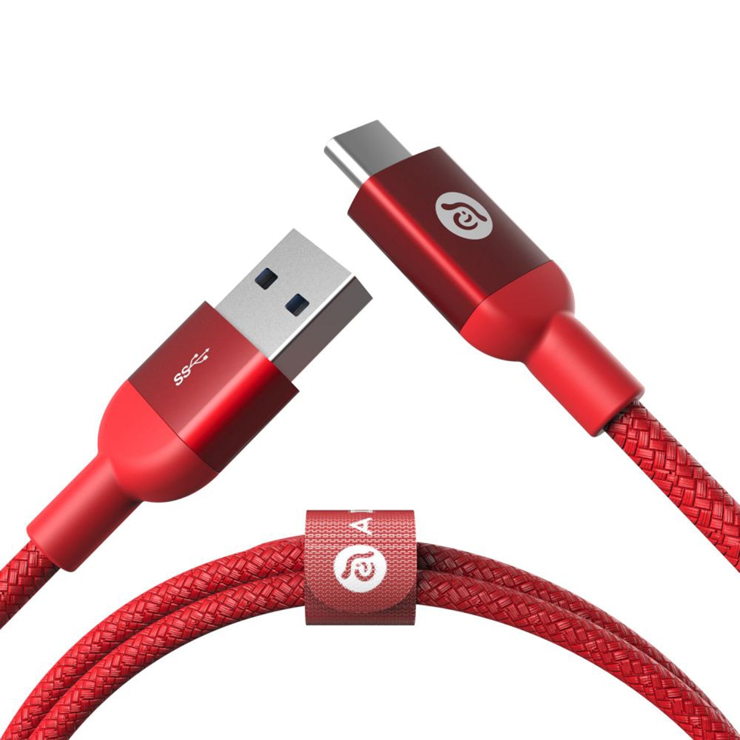 ADAM ELEMENTS Casa M100+ USB3.1 Gen2 USB-C to USB-A Cable - Red