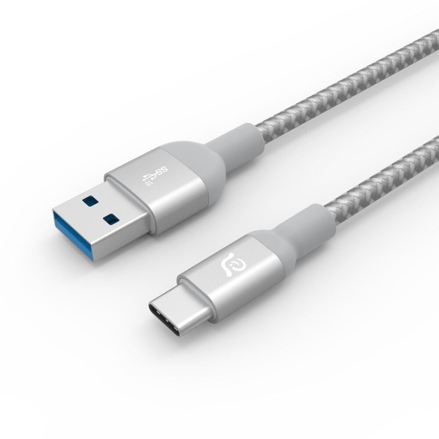 ADAM ELEMENTS Casa M100+ USB3.1 Gen2 USB-C to USB-A Cable - Silver