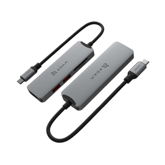 ADAM ELEMENTS Casa Hub A05 USB C 5-in-1 Hub - Grey