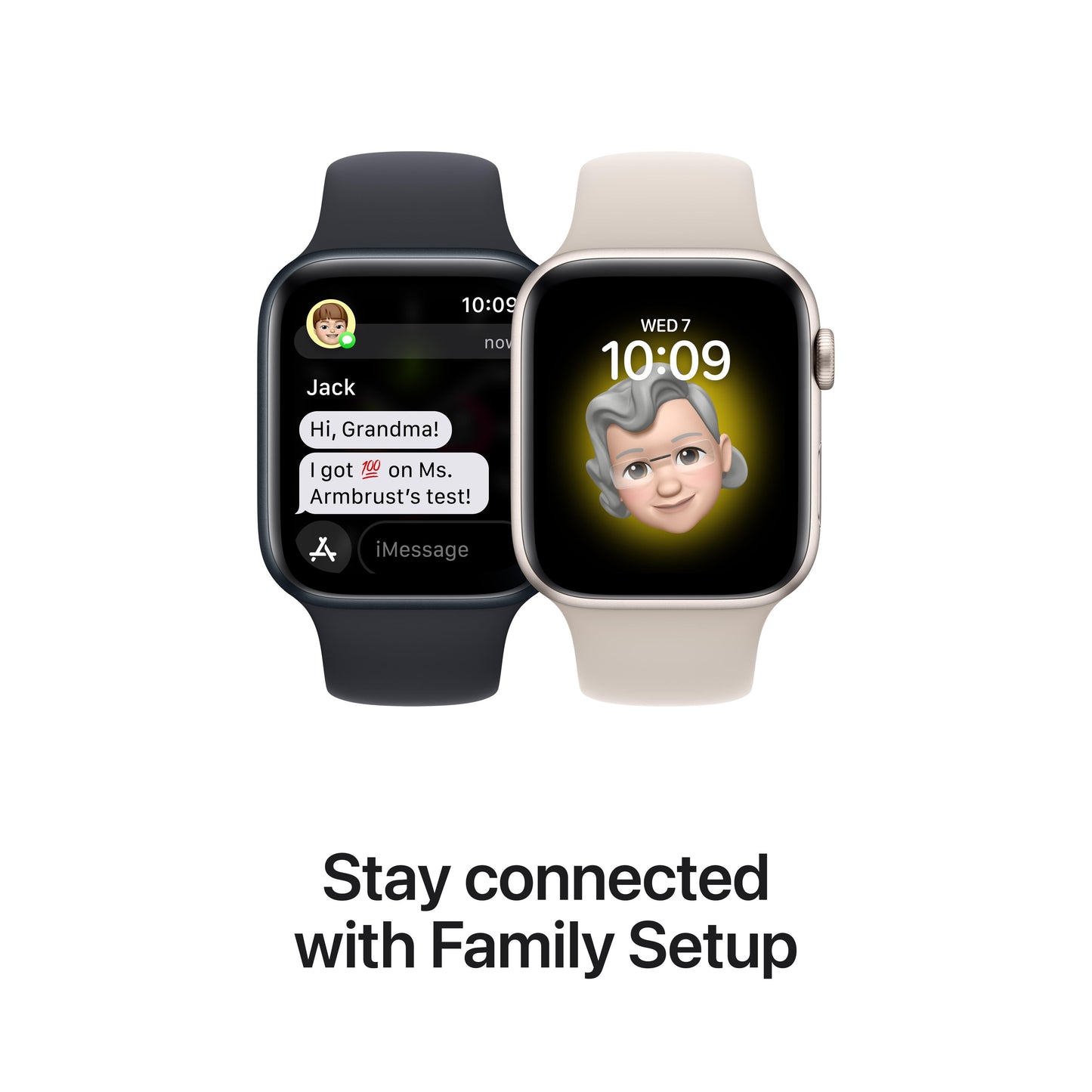 Apple Watch SE GPS + Cellular 40mm Silver Aluminum Case with White Sport Band - Regular