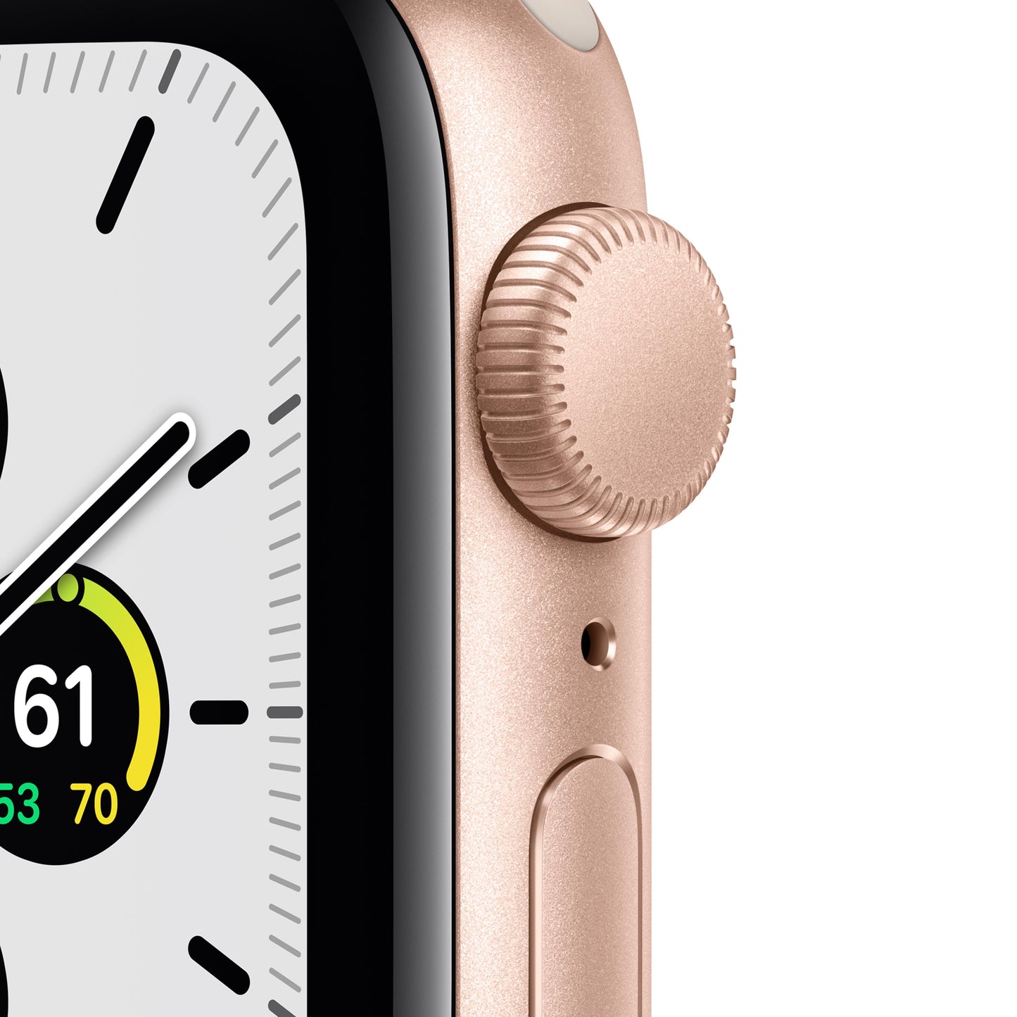 Apple Watch SE GPS, 40mm Gold Aluminum Case with Starlight Sport Band - Regular