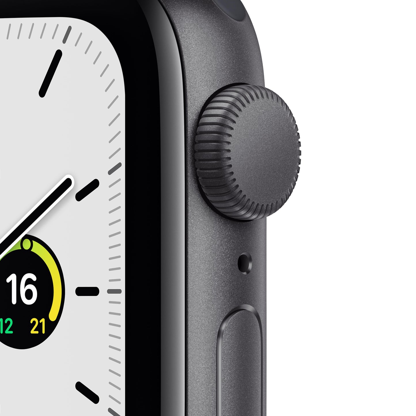 Apple Watch SE GPS, 40mm Space Gray Aluminum Case with Midnight Sport Band - Regular