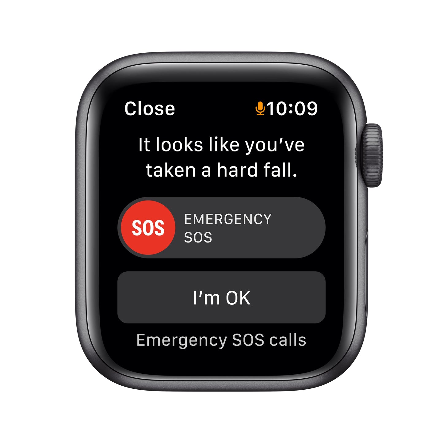 Apple Watch SE GPS, 40mm Space Gray Aluminum Case with Midnight Sport Band - Regular