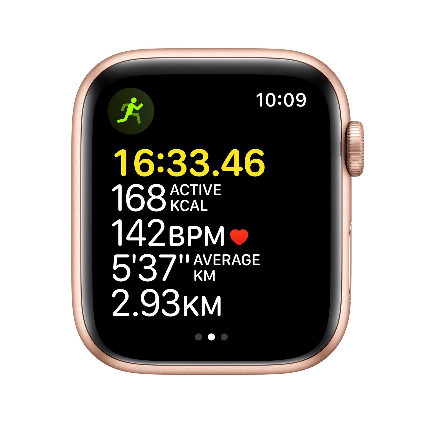 Apple Watch SE GPS, 44mm Gold Aluminum Case with Starlight Sport Band - Regular