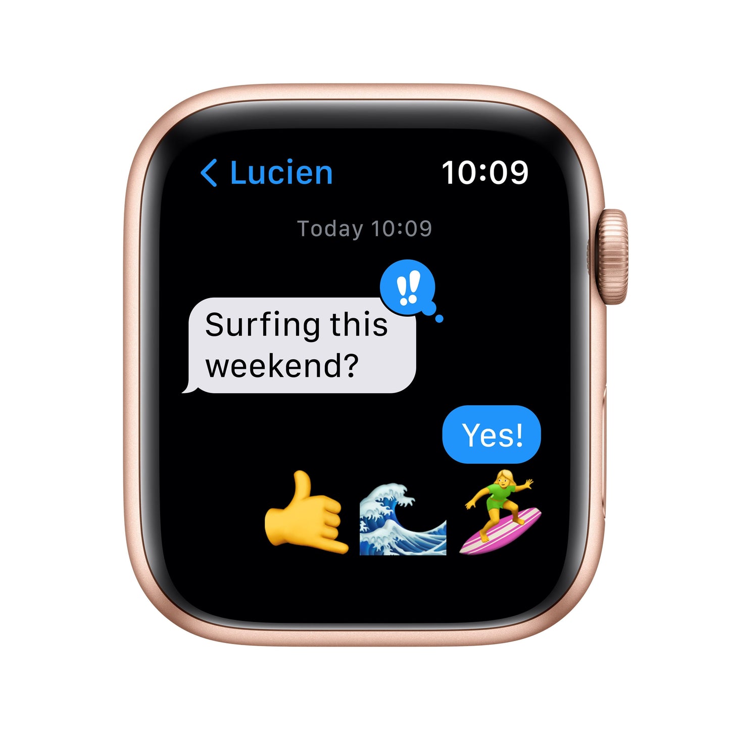 Apple Watch SE GPS, 44mm Gold Aluminum Case with Starlight Sport Band - Regular