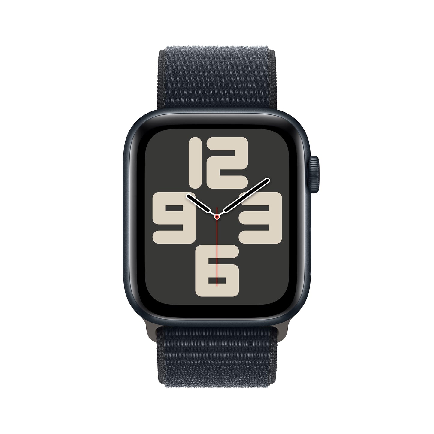 Apple Watch SE GPS 44mm Midnight Aluminum Case with Midnight Sport Loop