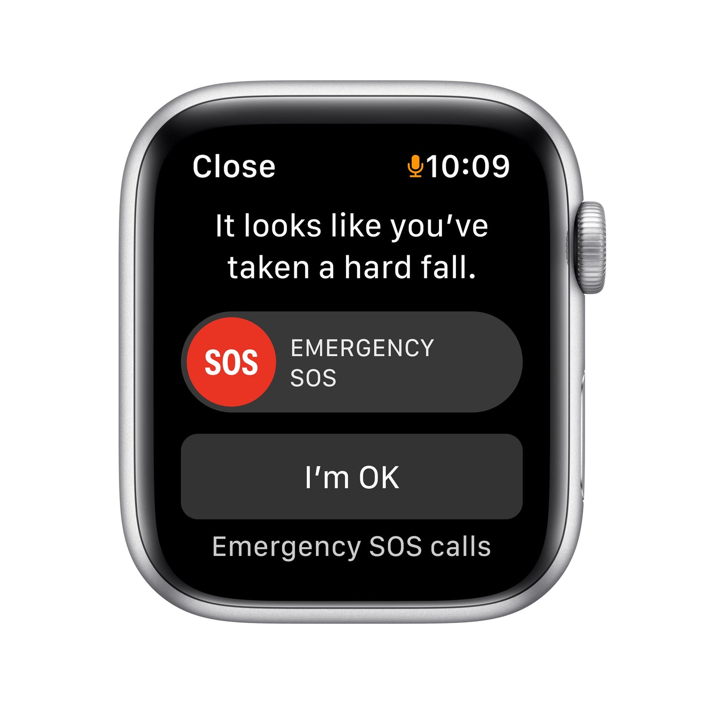 Apple Watch SE GPS, 44mm Silver Aluminum Case with Abyss Blue Sport Band - Regular