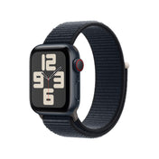 Apple Watch SE GPS + Cellular 40mm Midnight Aluminum Case with Midnight Sport Loop