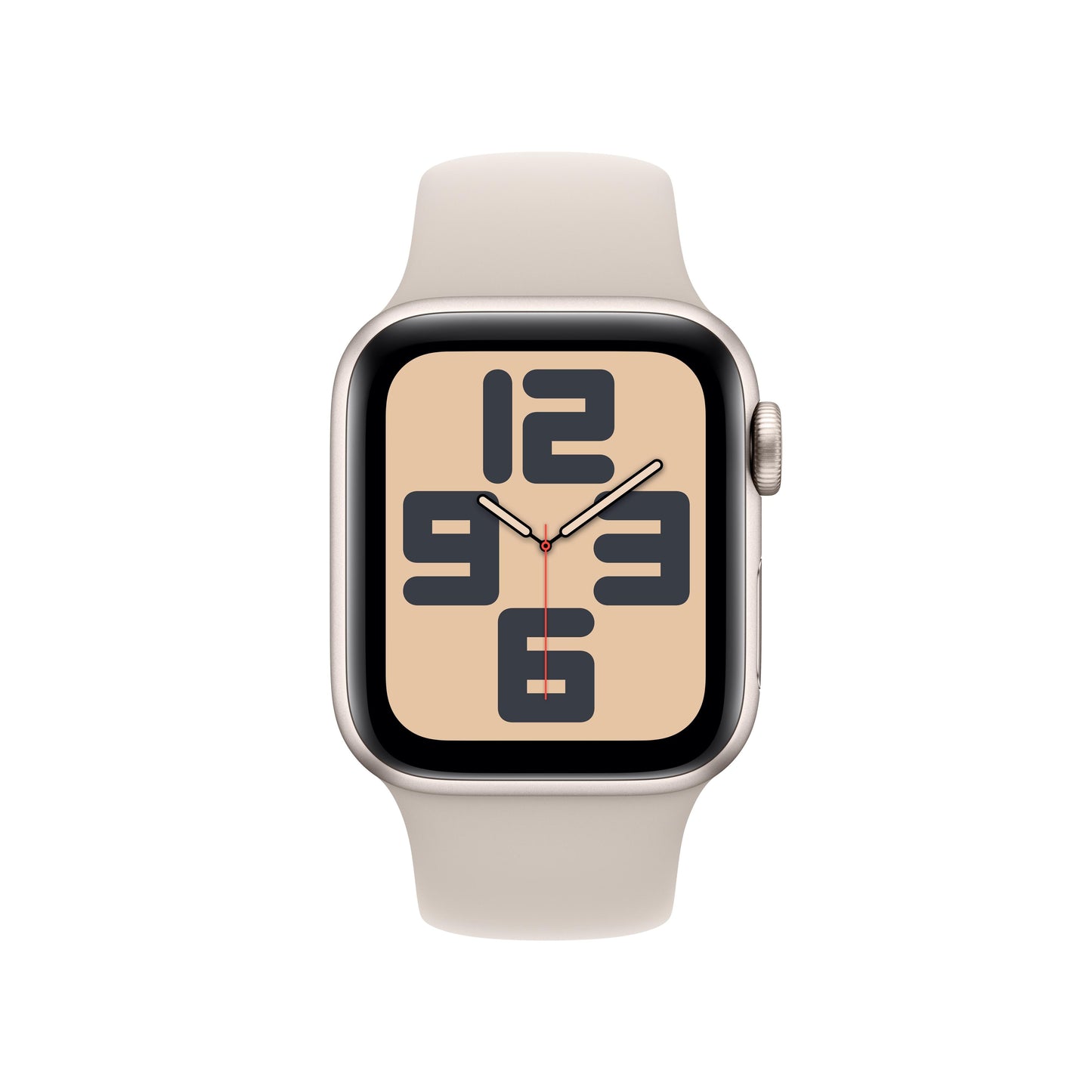 Apple Watch SE GPS + Cellular 40mm Starlight Aluminum Case with Starlight Sport Band - S/M