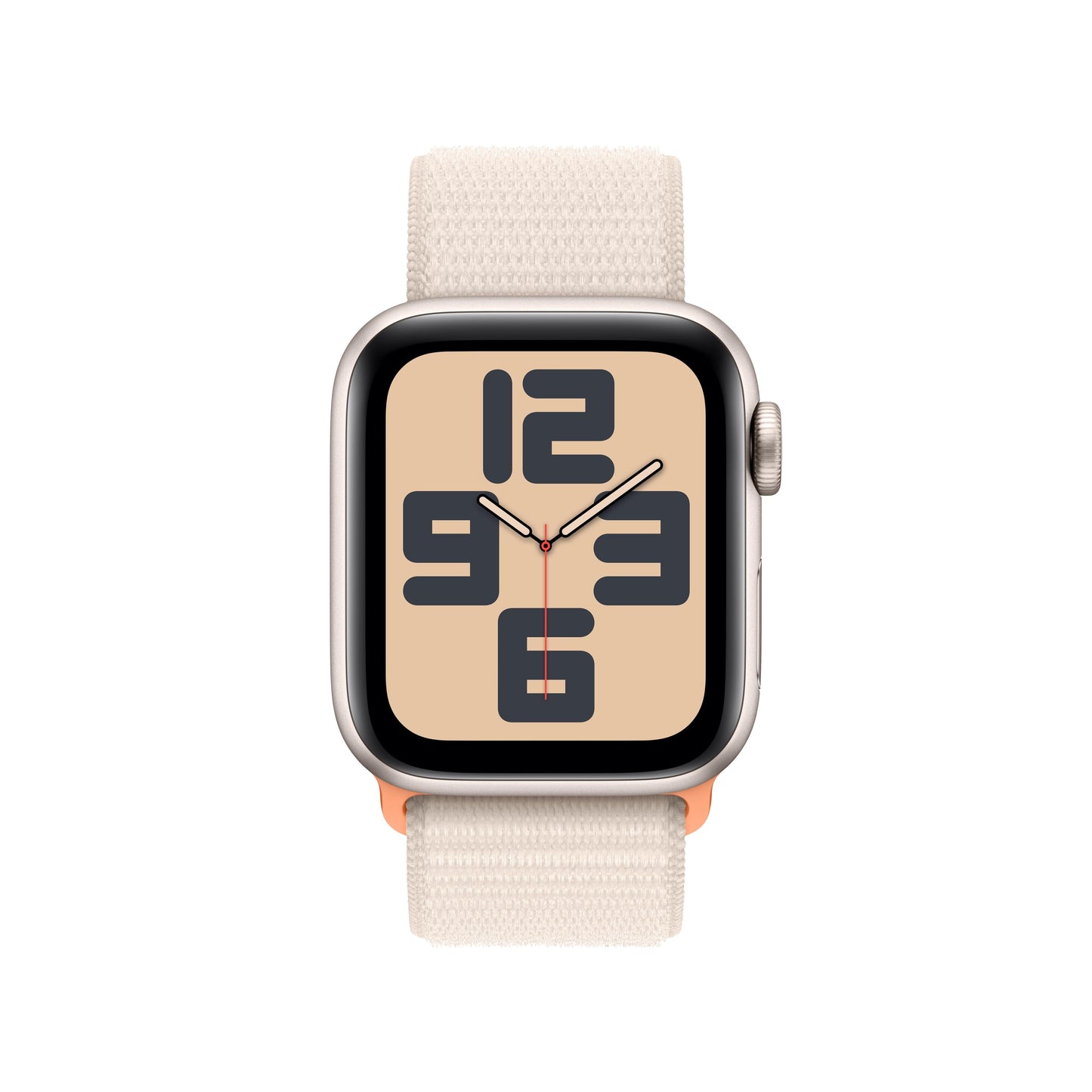 Apple Watch SE GPS + Cellular 40mm Starlight Aluminum Case with Starlight Sport Loop