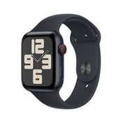 Apple Watch SE GPS + Cellular 44mm Midnight Aluminum Case with Midnight Sport Band - S/M