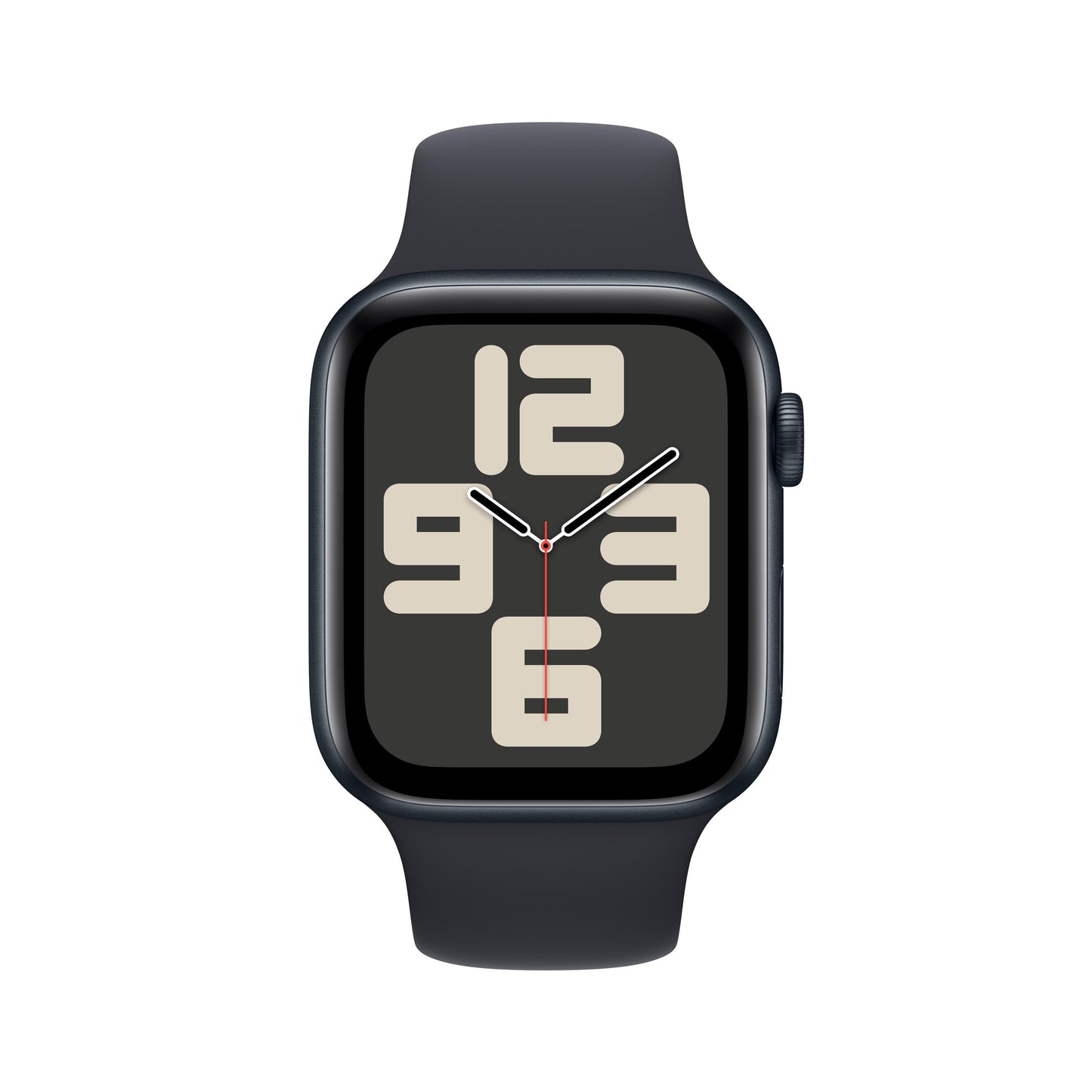 Apple Watch SE GPS + Cellular 44mm Midnight Aluminum Case with Midnight Sport Band - S/M