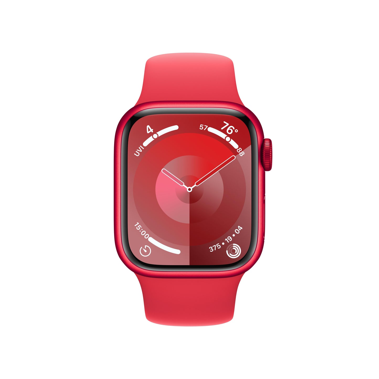 Apple Watch Series 9 GPS 41mm (PRODUCT)RED Aluminum Case with (PRODUCT)RED Sport Band - S/M