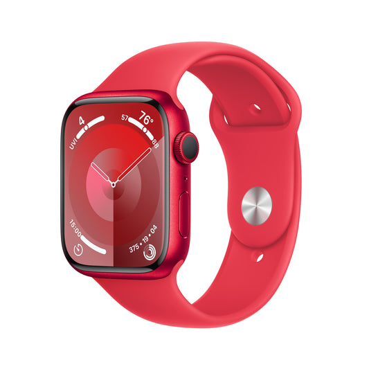 Apple Watch Series 9 GPS 45mm (PRODUCT)RED Aluminum Case with (PRODUCT)RED Sport Band - M/L