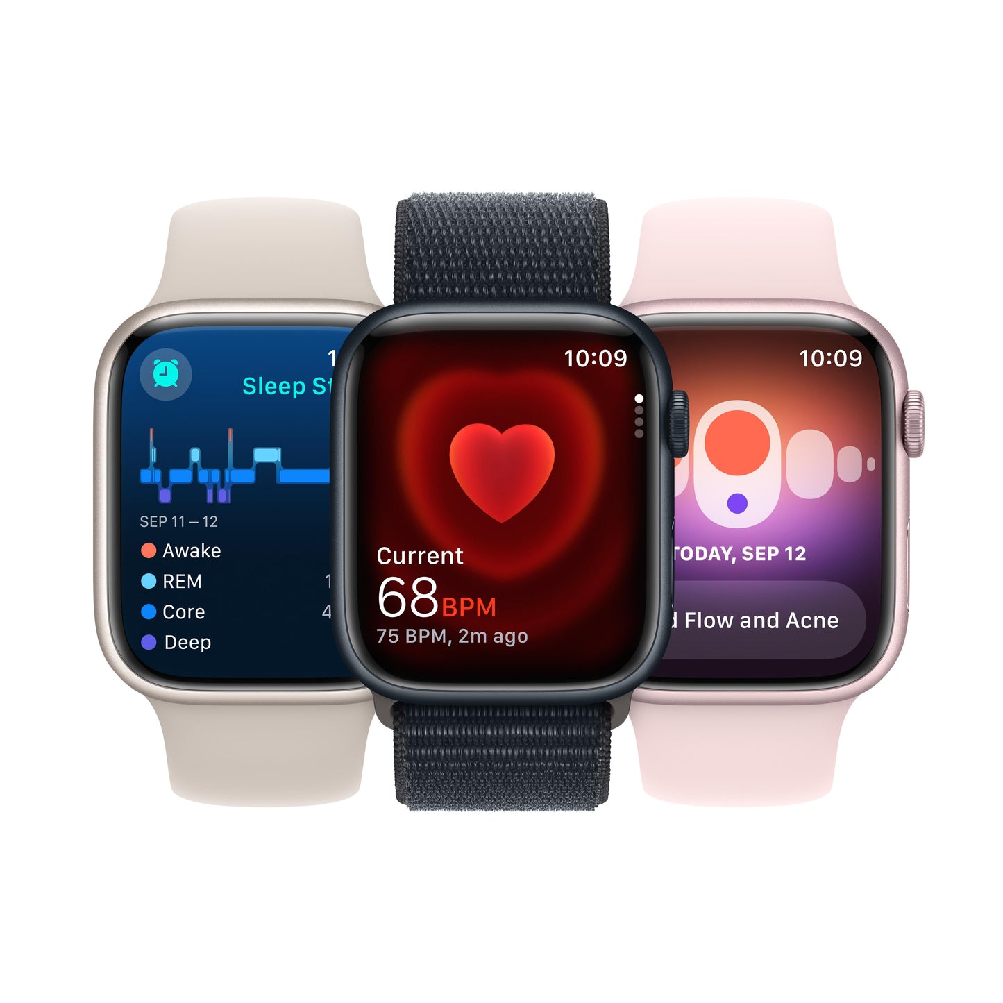 Apple Watch Series 9 GPS 45mm (PRODUCT)RED Aluminum Case with (PRODUCT)RED Sport Band - M/L