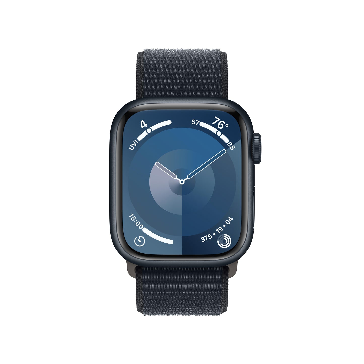 Apple Watch Series 9 GPS + Cellular 41mm Midnight Aluminum Case with Midnight Sport Loop