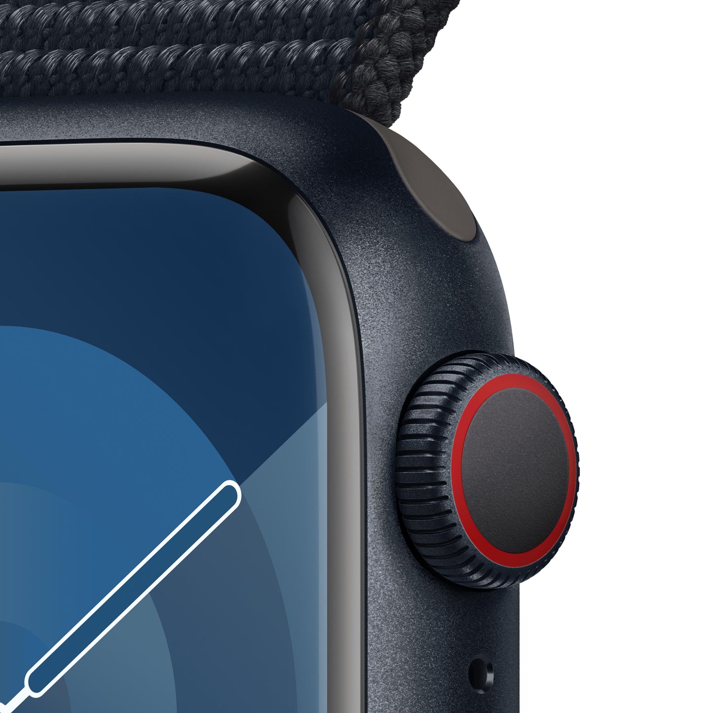 Apple Watch Series 9 GPS + Cellular 41mm Midnight Aluminum Case with Midnight Sport Loop